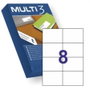 Apli Multi-3 Etiquetas Adhesivas 105x74mm, 500 Hojas